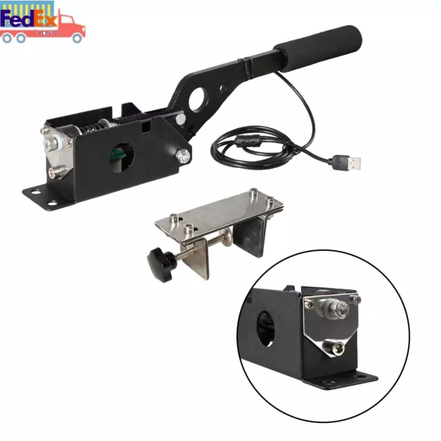 USB Handbrake SIM w Clamp for G25/27/29 T500 Fanatec/OSW/Dirt Rally Racing Games