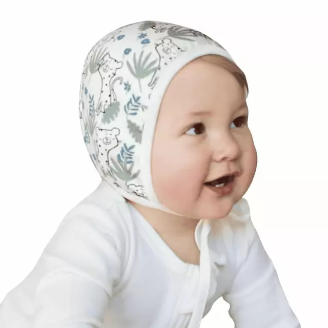 Bamboo and Cotton Double Sided Baby Beanie for Newborns Hospital Hat 36 Months