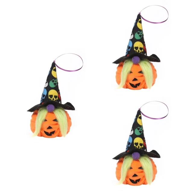 3x Halloween Schmuck Gnome Puppe Prop Halloween Decor Gnome Puppe Für Familien