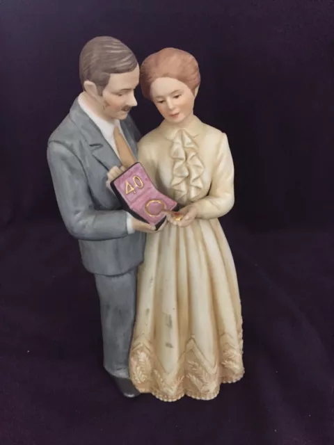 Vintage Treasured Memories "Forty Years Together" 1983 Enesco E3248