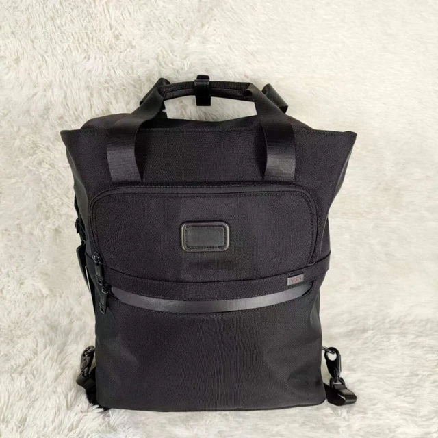 TUMI Alpha 3 Business Bag, FXT Ballistic Nylon, Black, 43x40x11cm,Outlet Item