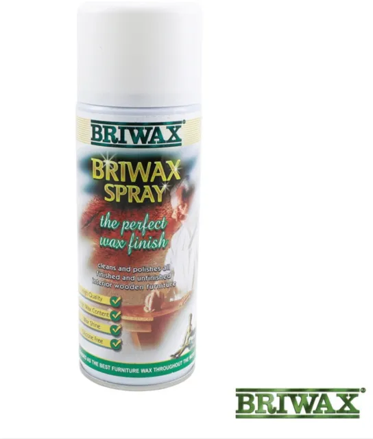 Aerosol Briwax Spray cera de madera 400 ml