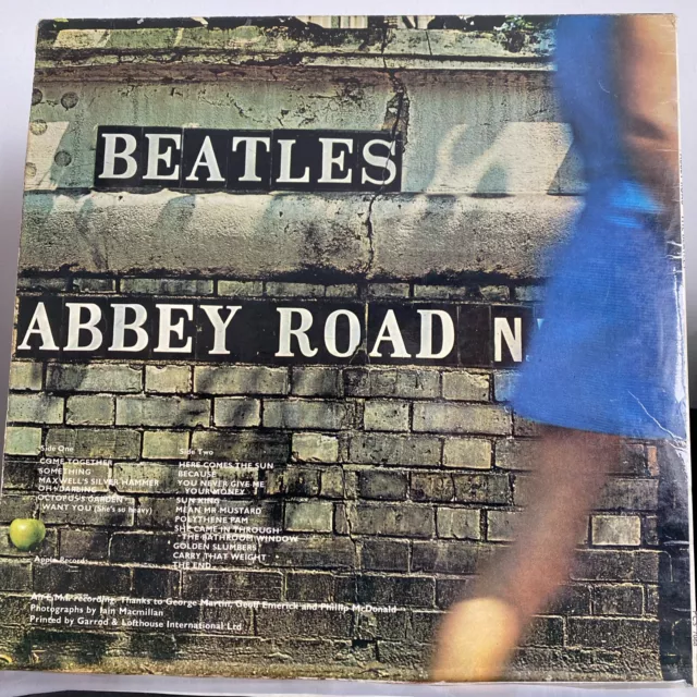 The Beatles Abbey Road 1969 1st 'misaligned apple logo' vinyl LP