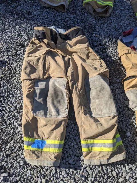 38/30 Firefighter Turnout Gear Bunker Fire Pants Made By Janesville Lion