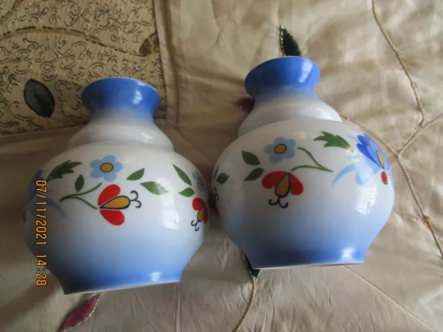 Lubiana Polish Pair of Beautiful Vases-Post UK Only-Read all below