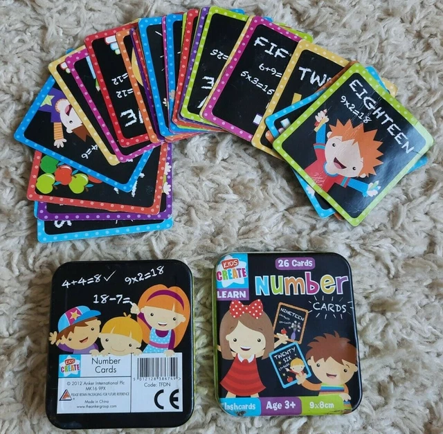 CHILDREN'S FLASH CARDS Kids Educational Numbers Learning £2.79 ...