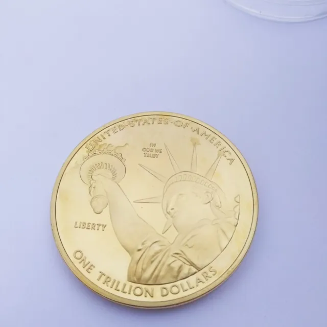 One Trillion Dollars Coin Souvenir Novelty Coin