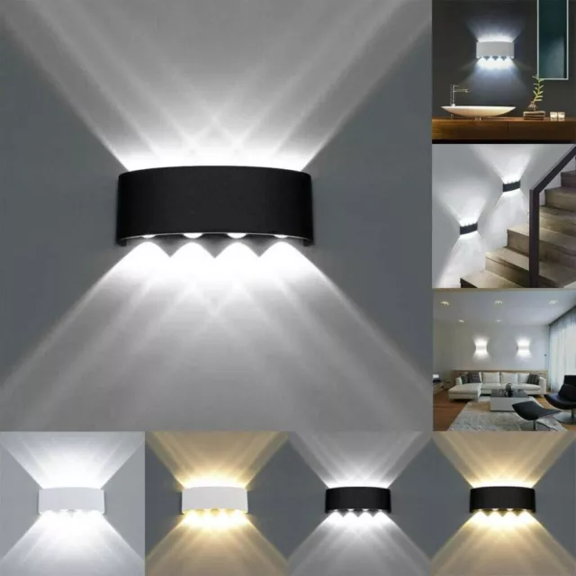 LED Wall Light Up Down Indoor Outdoor Room Sconce Lamp Modern Lighting Fixtures
