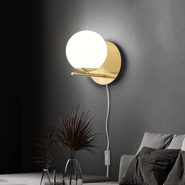 NETTLIFE Applique Murale Led Intérieur - Moderne 100CM 34W Couloir Blanc Chaud Lampe De Couloir Lampe De Salon Lampe De Lit Noire Eclairage Mural 92963450