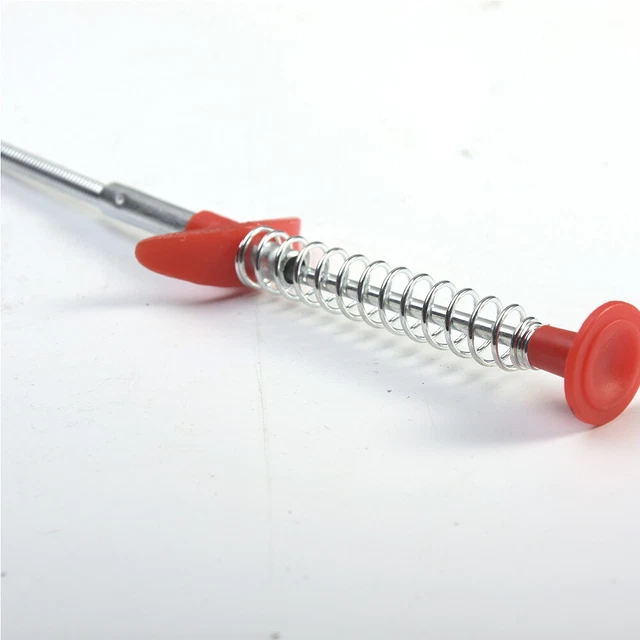 Spring Sink&Drain Unblocker Cleaner Spring Wire Waste Pipe Sink Cleaner Removal