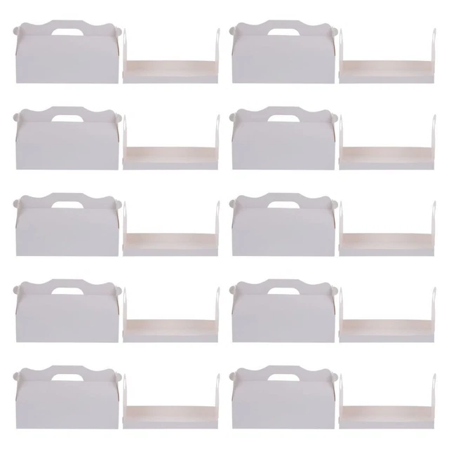 10 pz contenitore pagnotta di carta scatola da imballaggio bomboniere festa caramelle