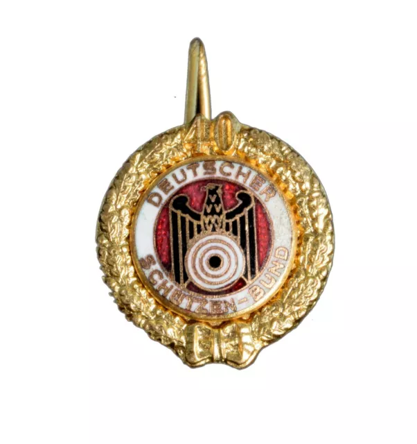 Vintage Beau Royal Médaillon Avec Enameling de Collection Broche / Pin.G29-3