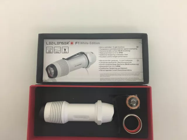 LED LENSER F1 - 500 Lumen - weiß - in Geschenkbox 2