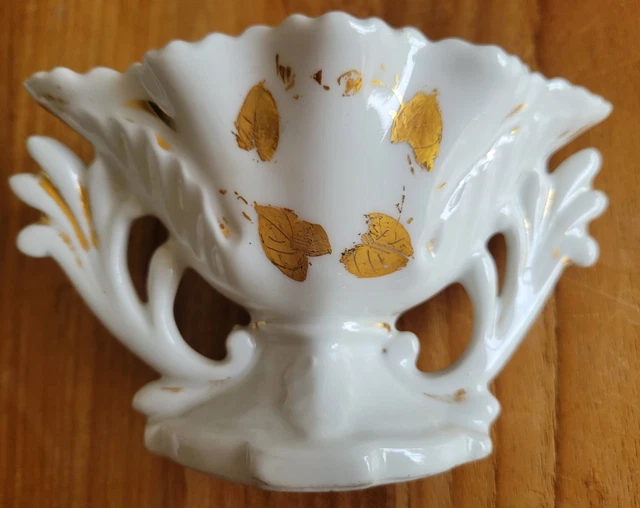 Vase Kutani Iidaya paon rouge doré céramique japonaise