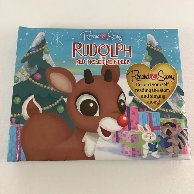 RUDOLPH THE RED Nosed Reindeer Book Record A Story Keepsake Christmas