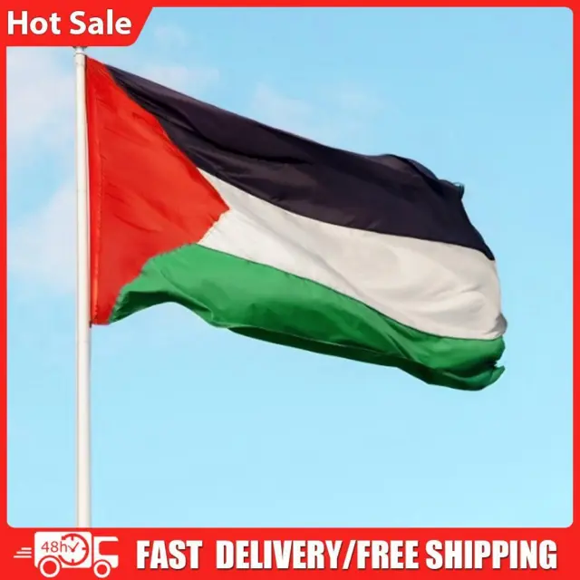 3x5 FT Palestinian Flags Vivid Color Country Flag Double Stitched for Patriots