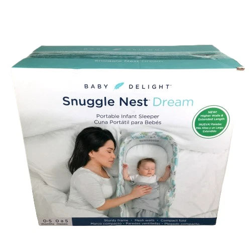 Baby Delight Snuggle Nest Dream Portable Infant Sleeper 0-5 Months New in Box