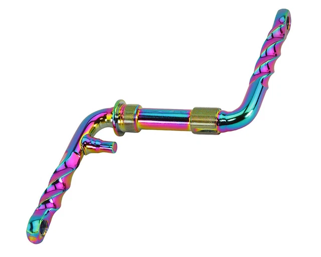 Pedivella Oro 3 1/2 Pollici (90mm) Per Bici Vintage Lowrider, BMX, MTB, Cruiser, Monopista, In Acciaio, BSA 24 TPI