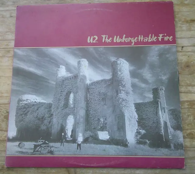 U2 "The Unforgettable Fire" Orig 1984 Portugal Press Vinyl Lp
