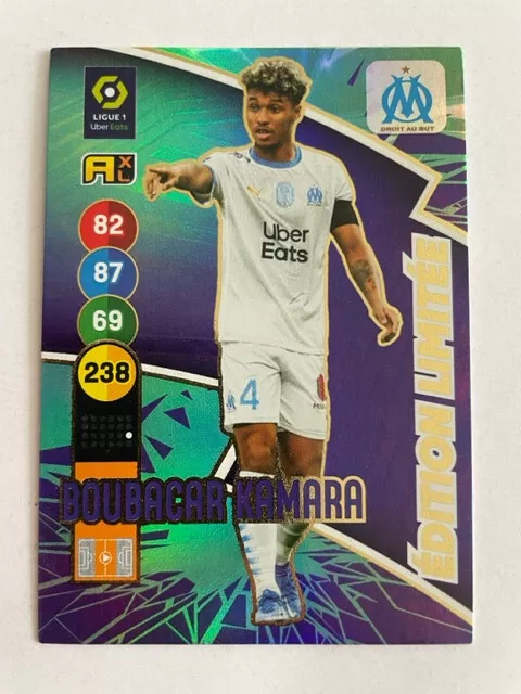 Adrenalyn Xl Ligue 1 2021 / 2022 - Kamara Edition Limitee - Marseille Om