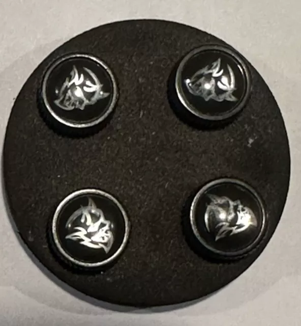 18-23 Dodge Challenger Demon Valve Stem Caps (4) Oem Mopar 82215747