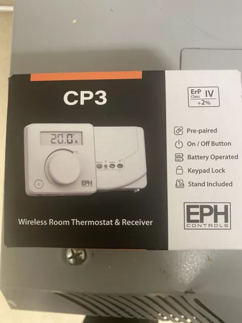 EPH Controls, COMBIPACK3 Wireless Room Thermostat & Receiver