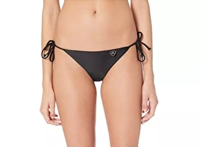 Body Glove Black Smoothies Tie Side Iris Bikini Bottom Women's Size L L70709