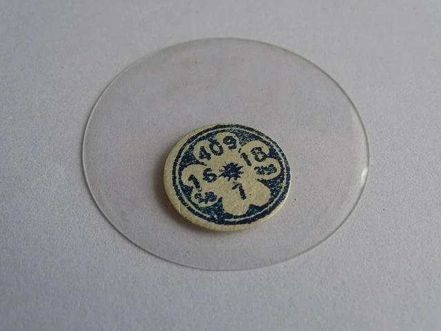 Verre Minéral Pour Montre Gousset - Diamètre 41.4 Mm, Neuf, Origine France