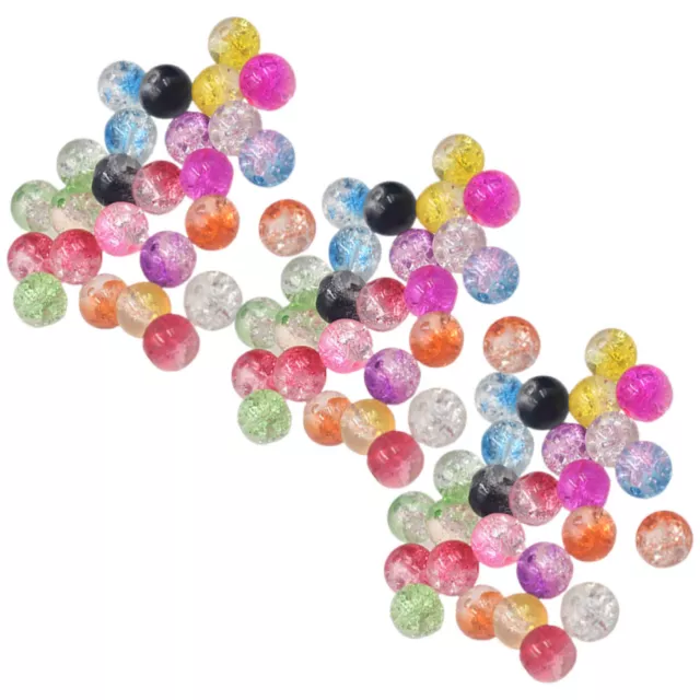 100 Pcs Accessori Gioielli Fai Da Te Perline Perle Di Vetro Colorate Bicchiere