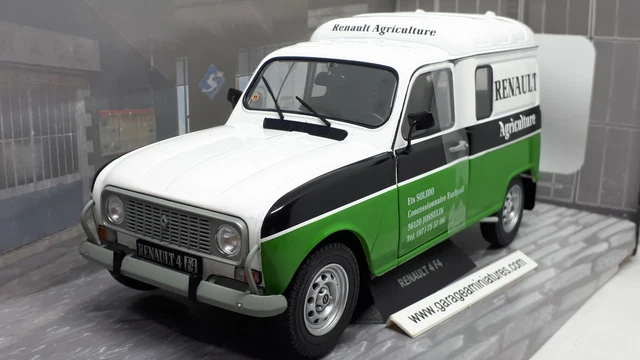 RENAULT,R4F4,CAMIONNETTE,AGRICULTURE,1988,SOLIDO,ECH:1/18,Voiture,collection,