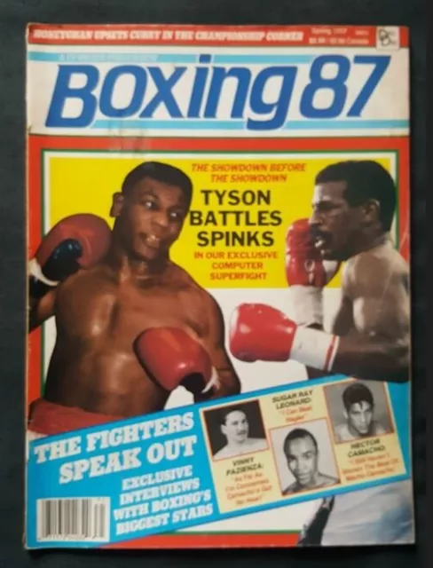 Boxing 87 Spring 87. Tyson - Spinks, Sugar Ray Leonard, Tommy Hearns