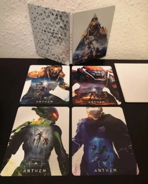 Anthem Empty Steelbook Case plus 4 Magnetic Art Covers - Xbox / PlayStation