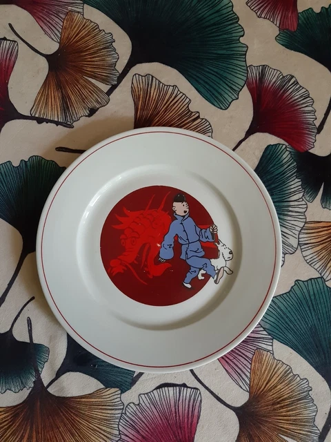 ANCIENNE ASSIETTE DE collection en porcelaine Tintin & Milou 1993. Bd