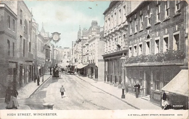 POSTCARD    HANTS   WINCHESTER   High  Street      Circa  1912