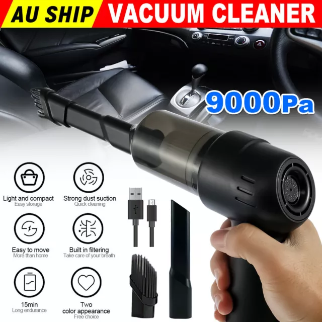 50000RPM Cordless Car Vacuum Cleaner Powerful Suction Duster USB Rechargeable