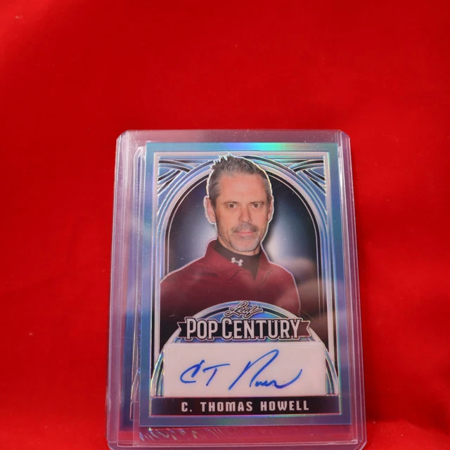 C. THOMAS HOWELL 2024 Leaf Pop Century Auto Light Blue 1/15 Actor 1.