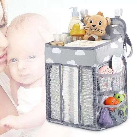 Baby Stroller Hanging Nursery Bag Diaper Caddy Storage Bag Multifunctional bag