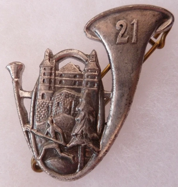 Insigne 20e BCP Cigogne – Bataillon Chasseurs à Pied, AB Déposé, Années 1920