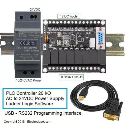 PLC Programmable Controller FREE Software Ladder programming & Learning Course