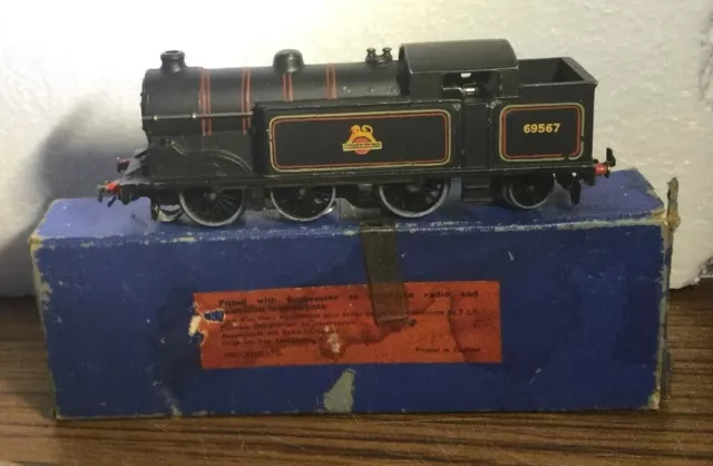 Hornby Dublo 3-Rail EDL17 0-6-2 Railway Locomotive No. 69567 Boxed 1954/61 Used