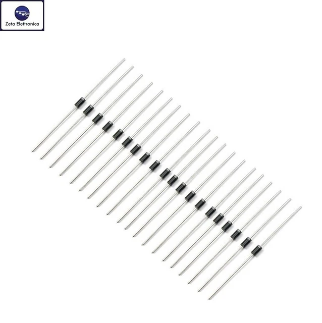 100pcs Diodo Schottky 1N4007 1000V 1A Diodi Raddrizzatori - Foto 10