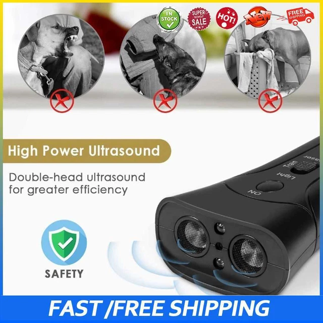 #b 2 en 1 Portátil Control Anti-Ladridos Disuasorios Ultrasónicos Repelente de Cachorros LED