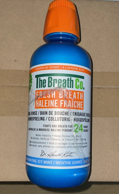 Enjuague oral Icy Mint 500 ml The Breath Co aliento fresco