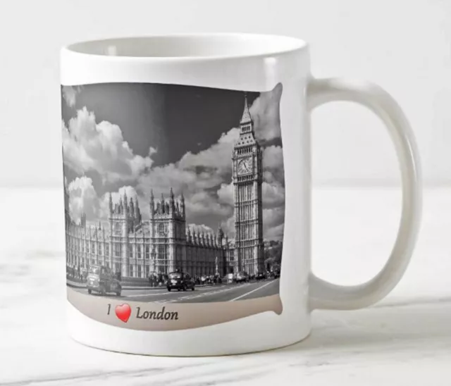 Becher / Tasse: I love London - Big Ben Westminster - Fotos Bilder Souvenirs