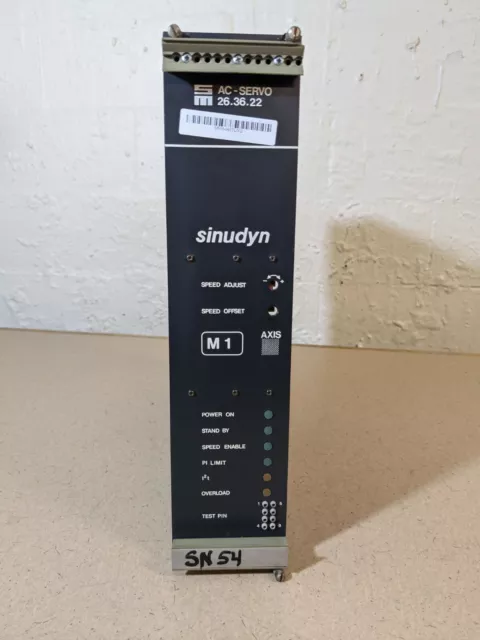 Sieb & Meyer SINUDYN Axis 26.36.22 AC-SERVO MODULE