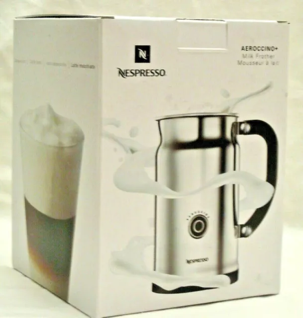 Nespresso Aeroccino Plus 3192 Electric Milk Frother & Warmer Stainless Steel