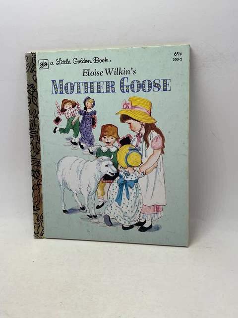 Little Golden Book Eloise Wilkin's MOTHER GOOSE (1980 Hardcover) 13th printing