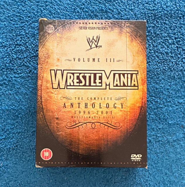 WWE WRESTLEMANIA: THE Complete Anthology – Volume 3 (DVD, 8 Discs