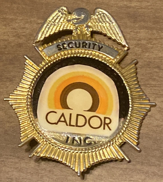 Caldor Inc Security Badge Director of Security Vintage 1976 VERY RARE 🔥