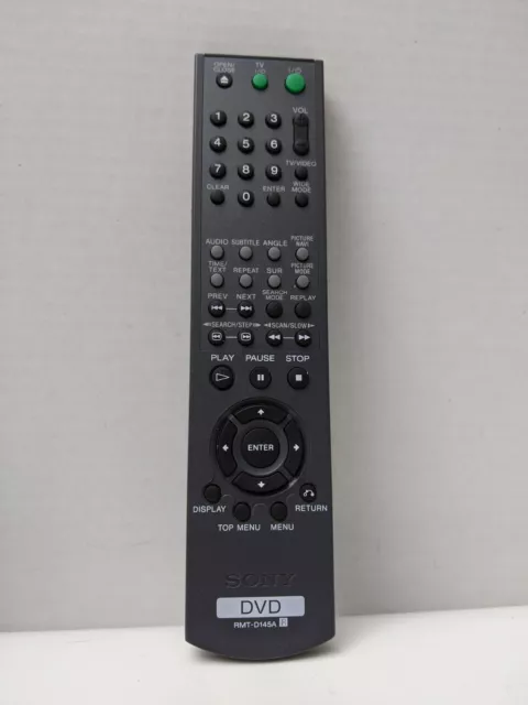 Control remoto de DVD Sony RMT-D145A para DVP-NS715P